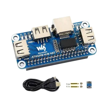 5V, RJ45 Ethernet, USB HUB Modulu KLOBOUK Štít Rozšiřující Deska Starter Kit pro RPI Raspberry Pi Zero W WH 2W 2 3B Plus