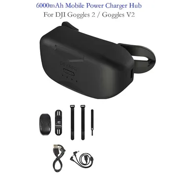 6000mAh Mobile Power Nabíječka Pro DJI Avata Brýle 2 Nabíječka Baterií Přenosný Rozbočovač pro DJI FPV Brýle V2 Power Zobrazení