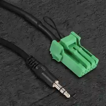 6Pin Zelený Konektor Stereo 3,5 MM Jack Audio vstup Aux-in MP3 Kabel pro Honda Jazz Fit 2002-2006