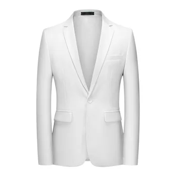 6XL 12 Barva Muži Slim Fit Office sako Sako Módní Solid Pánské Sako Svatební Šaty, Kabát Příležitostné Obchodní Muž Oblek Kabát