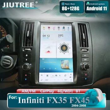 8+128GB Pro Infiniti FX35 FX45 QX70 2007-2015 autorádia Tesla Stylu Android 11 GPS Navigaci, Bezdrátové Apple Carplay