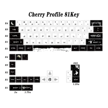 81Key Poškrabané Cherry Pro Herní Mechanické Klávesnice Poškrabané Nahrazuje Dropship