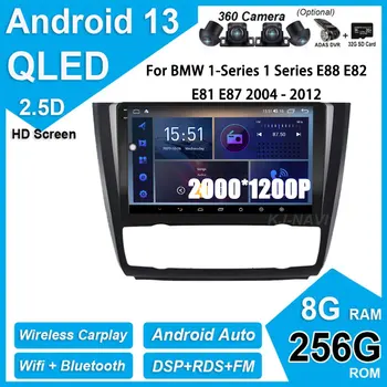 9 Palcový QLED DSP Android 13 Pro BMW 1-Series 1 Series E88 E81 E82 E87 2004 - 2012 Auto Videa, GPS Navigace Multimediální 4G Lte