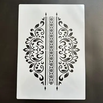 A4 29 * 21 cm Mandala DIY Vzorníky nástěnnou Malbu, Scrapbook Zbarvení Ražba Album Dekorativní Papírové Karty Šablony šablony