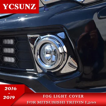 ABS Chrome Mlhová Světla, Čalounění Kryt Pro Mitsubishi Triton, L200 2016 2017 2018 2019 Auto Příslušenství Ycsunz
