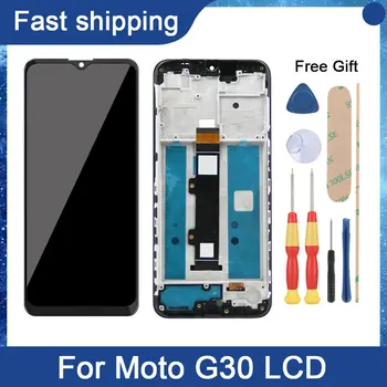 AiNiCole Pro Motorola Moto G30 Displej Dotykový Displej Digitizer Shromáždění Pro MotoG30 XT2129-1 XT2129-2 Obrazovky Dodání nástroje