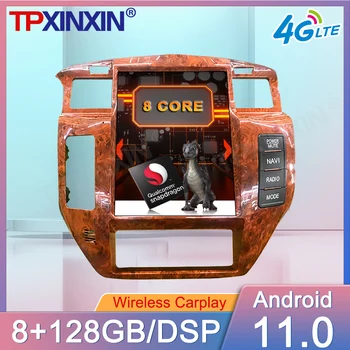 Android 11 auto Rádio multimediální přehrávač pro NISSAN PATROL Y61 2004-2019 stereo auto vertikální Dotykový displej hlavní Jednotky Carplay