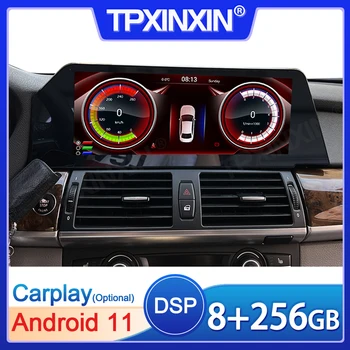 Android 12 GPS Navigace Pro BMW X5 X6 E70 IPS Displej Bezdrátového Carplay Multimediální Přehrávač Rádio Přehrávač Dotykový Displej hlavní Jednotky