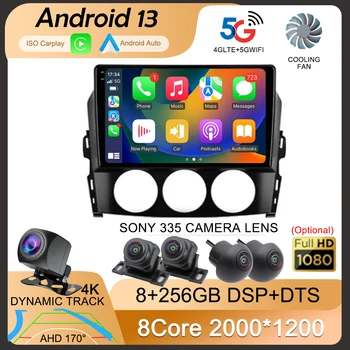Android, 13 Carplay auto Auto Rádio Pro Mazda MX-5 MX5 III 3 NC Miata 2008-2015 Multimediální Video Přehrávač, GPS, Stereo 2din hlavní Jednotky