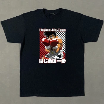 Anime Hajime Č. Ippo Tričko Makunouchi Grafický Tisk Krátký Rukáv Tee Trička Karikatura Kamogawa Boxing Gym T-Shirt