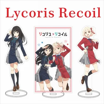 Anime Lycoris Recoil Akryl Stojan Model Desky Ornament Inoue Takina Chisato Nishikigi Čísla Stojan Držák Fanoušky Dárek