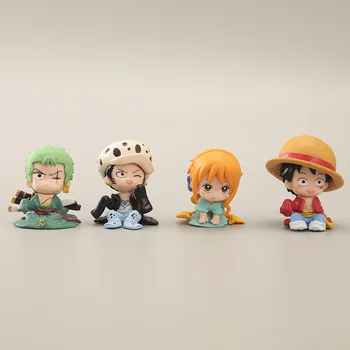 Anime One Piece Luffy Zoro Q Sanji Nami Usopp Hancock Potoka Pvc, Akční Figurky, Model Hračky Pro Děti, Pěkné Dekorace, Dárky