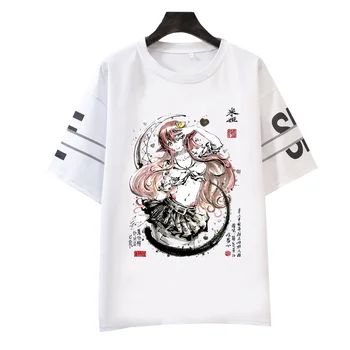 Anime Trička Monster Musume T-Košile, Ženy, Muži, Krátký Rukáv Cosplay T-Košile Inkoust mytí malování na Trička