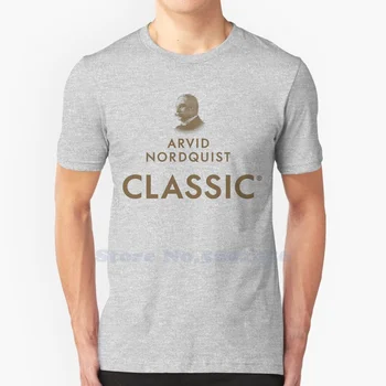Arvid Nordquista Klasický Ležérní Streetwear Print Logo T-shirt Graphic 100% Bavlna Tee
