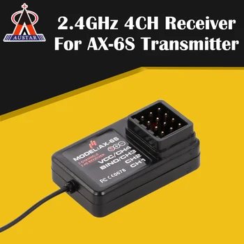 AUSTAR AX-6S Vysílač Příslušenství pro 2.4 G 4CH Přijímač pro AX-6S Vysílač RC Q65 MN90 1/10 1/8 Crawler TRX4 Axial SCX10 D90