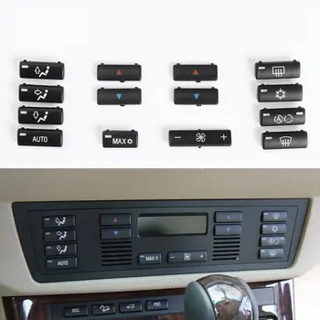 Auto A/C, Topení Klimatu, Ovládání Teploty Tlačítko klimatizace Key Cap klimatizace Kryt Pro BMW 5 Série E39 X5 E53