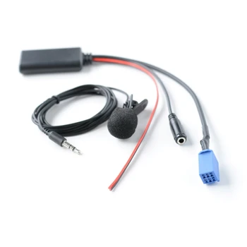 Auto Bluetooth 5.0 Aux Kabel Mikrofonu Handsfree Mobilní Telefon Zdarma Volání Adaptér Pro Toyota Crown Lexus GRS182