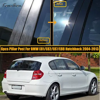 Auto Okna, Pilíře, Sloupky Dveří, Čalounění Kryt Nálepka pro BMW 1 Series E81/E82/E87/E88 Hatchback, 2004-2013 Příslušenství