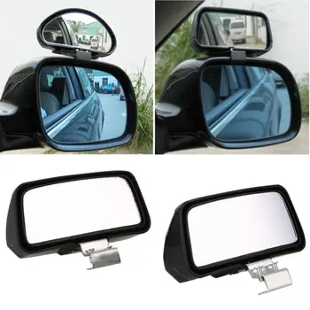 Auto Zrcadlo Blind Spot Zrcadlo Nastavitelný Plochý Široký Úhel Náměstí Stranu Blindspot Zpětná Parkovací Zrcátko Auto Příslušenství
