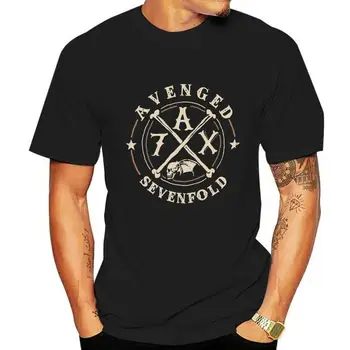 Avenged Sevenfold Přechod Přes Tour 2020 Černé Tričko Nové A7X Nadrozměrné Tričko