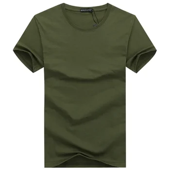 B1673 Jednoduché kreativní design line jednobarevné bavlněné T Košile Muži ' s New Příjezdu Styl Krátký Rukáv Men t-shirt plus velikost