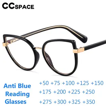 B57379 Trend Gradient Barvy Proti Modré Světlo Brýle Na Čtení Barevné Jarní Závěs Optické Presbyopickém Dioptrického +50 +100 +300