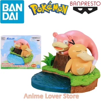 Bandai Banpresto Původní Pokémony Slowpoke Psyducka Anime, Akční Figurky Hračky pro Děti Dárek Sběratelskou Model Ozdoby