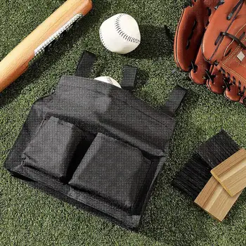 Baseball Rozhodčí Míč Bag Black Baseball Softball Rozhodčí Taška Pro Softball Mužů, Profesionální Rozhodčí, Vybavení, Tašky, Příslušenství Q5W5