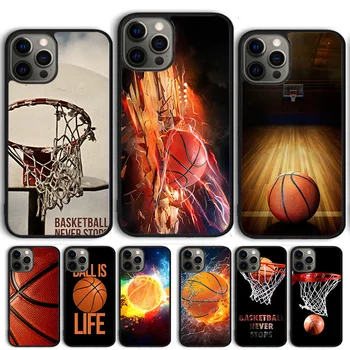 Basketbal se Nikdy Nezastaví Styl Telefon Pouzdro Pro iPhone 15 14 13 12 Pro Max mini 11 Pro Max XS XR 6 7 8 Plus SE2020 Coque Shell