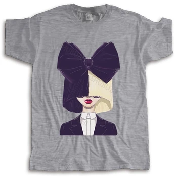 bavlněné tričko mužů letní trička Sia Kate Isobelle Furler Music T Shirt přímo od Výrobce new fashion tee-shirt man tričko