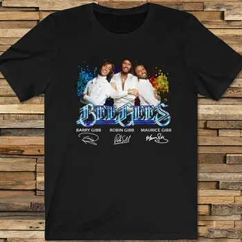 Bee Gees Album, Tričko Bavlněné Černé Tričko pro Fanoušky Hudby
