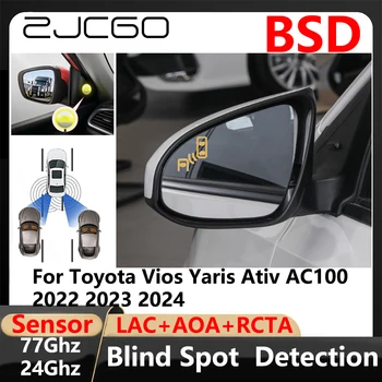 BSD Detekce Slepého úhlu Varování Změna Asistované Parkování Jízdy Varování pro Toyota Vios Yaris Ativ AC100 2022 2023 2024