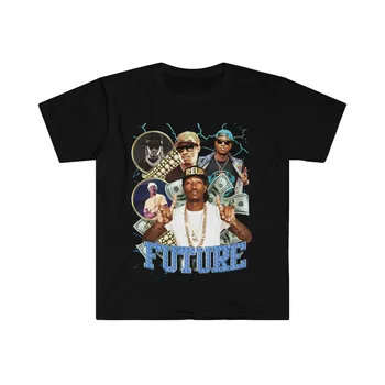 Budoucnost Tričko Hip Hop Rap 90s Tričko Budoucnosti T-shirt Rap