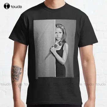 Buffy, Přemožitelka Upírů Klasické Tričko Růžové Košile Pro Ženy, Vtipné Umění Streetwear Karikatura Tee Digitální Tisk Tee Košile Nový