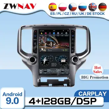 Carplay Tesa - Screen Android Multimediální Pro Dodge RAM 2018 2019 2020 GPS Rádio Přijímač, Auto Audio, Stereo Přehrávač Videa hlavní Jednotky