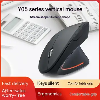 CHEN LIN Vertikální Ergonomické Illuminated Gaming Tichá Optická Myš Bluetooth Dobíjecí Vertikální Bezdrátová Myš pro Počítač