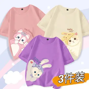 chlapci Dívky Baby Krátký Rukáv T-shirt 100% Bavlna Nové dívčí Letní Oblečení Oblečení pro Dívky Děti Oblečení chlapecké oblečení