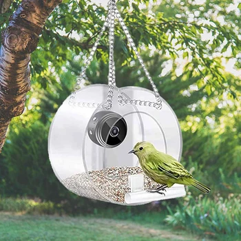 Chytrý Pták Dům Pet Feeder Transparentní s Kamerou Home Pet Krmítko 1080P HD Snadná Instalace Pet Příslušenství