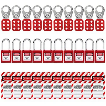 Ckout Tagout Zámky Kit -Lock Out Tag Out Safetypadlocks Set-Výluka Petlicí Pro Elektrické Lock Out Tag Out Stanice