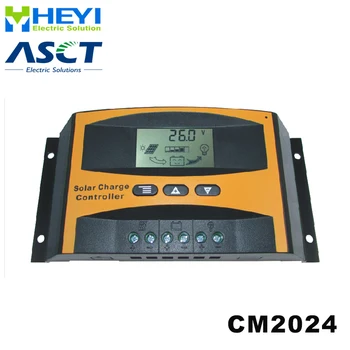 CM2024 Univerzální solární nabíjení a vybíjení regulátor velké svorkovnice 20A 12V / 24V solární regulátor pwm LCD displej