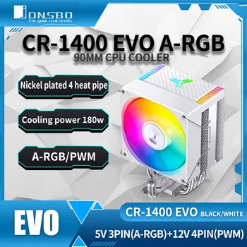CR1400 EVO Chladič CPU 4 Heat Pipe Nikl PlatedARGB PWM Processador Chladič Vzduchu Pro LGA1700 1200 115X AM4 AM5