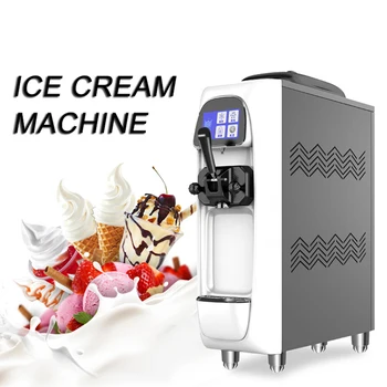 Desktop Single Tryska Komerční Soft Zmrzlinový Stroj Pro Domácnost Zmrazené Jogurt Stroj