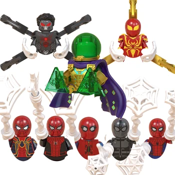 Disney Marvel Legends Spiderman 2023 Nové Stavební Bloky Mini Akční Figurky Vzdělávací Diy Cihly Hračky, Dárky Pro Děti