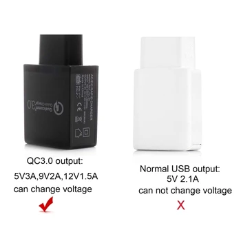 DIY QC3.0 USB 5V 6V 8.4 V, 12V Napájecí Kabel, AA, AAA, D Velikosti