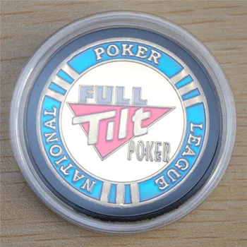 Doprava Zdarma,Poker Karty Guard Protector - Full Tilt Poker - Casino Chip Zlaté Mince, Žeton