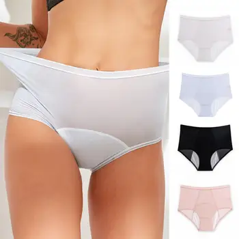 Dámské Kalhotky nepropustné Menstruace spodní Prádlo Vysokým pasem Menstruační Kalhotky pro Bohaté Tok Savé spodní Prádlo