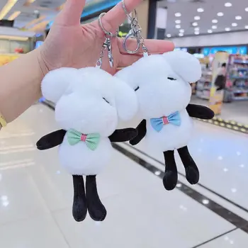 Děti Roztomilé Kreslené Japonské Panenky Ovce Luk Měkké Plyšové Hračky Korejské Klíčenka Bag Přívěsek Korejské Klíčenky