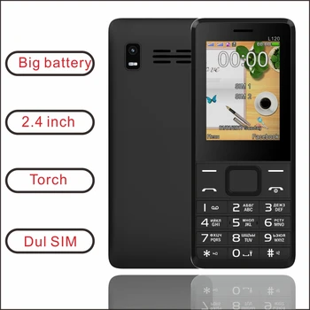 EAOR 2G 2.4 palcový displej Funkce Telefonu Dual SIM karty 3000mAh velký battrey Klávesnice bar, Telefon s silné světlo, Pochodeň