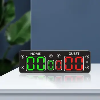 Elektronická Tabule Multifunkční Mini Digitální Scoreboard Stolní Score Keeper pro Hry Tenis Basketbal Baseball Vnitřní