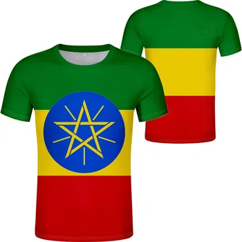 ETIOPIE T Shirt Název Číslo Eth T-shirt Photo Oblečení Print Diy Zdarma Zakázku nezmizí Není Popraskané Tričko Jersey Neformální